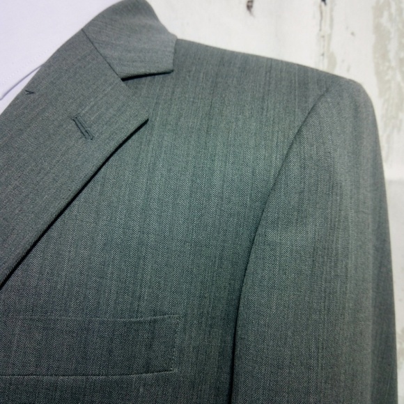 Sam's Tailor 42R Gray Surgeon Cuff Suit Blazer Spo - Picture 2 of 8